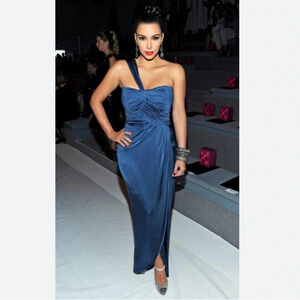 Vera Wang LAVENDER Silk Jersey Dress 6 NWT‎